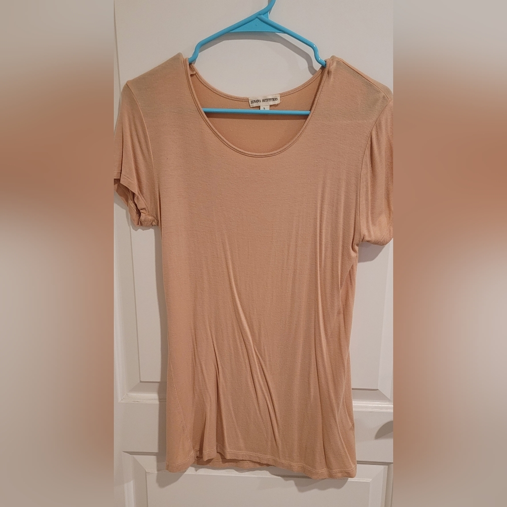 New Zenana Scoop Neck Tee